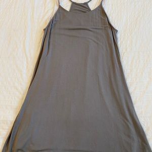 Grey with white underdress